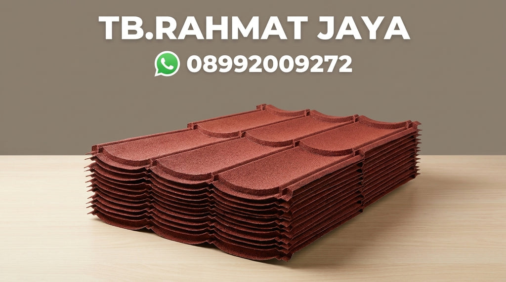 Genteng Pasir ( Stone - Coated Metal Roof Tiles )