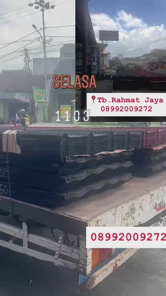 Genteng Pasir ( Stone - Coated Metal Roof Tiles )